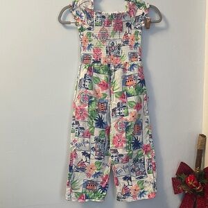 Gymboree Wish Multicolor Graphic Kids Jumpsuit